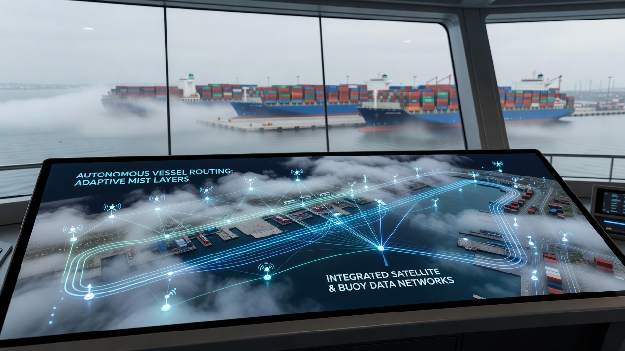Autonomous Vessel Routing Systems Integrate Satellite and Buoy Networks to Manage Mist in Major Ports